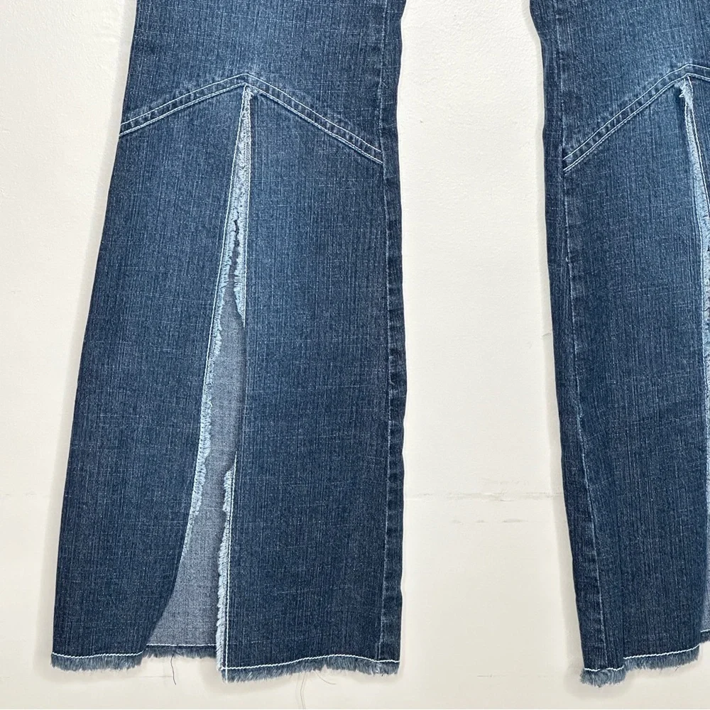 Vintage Y2K Gasoline Flare Jeans Dark Wash Size 13 - Picture 3 of 13